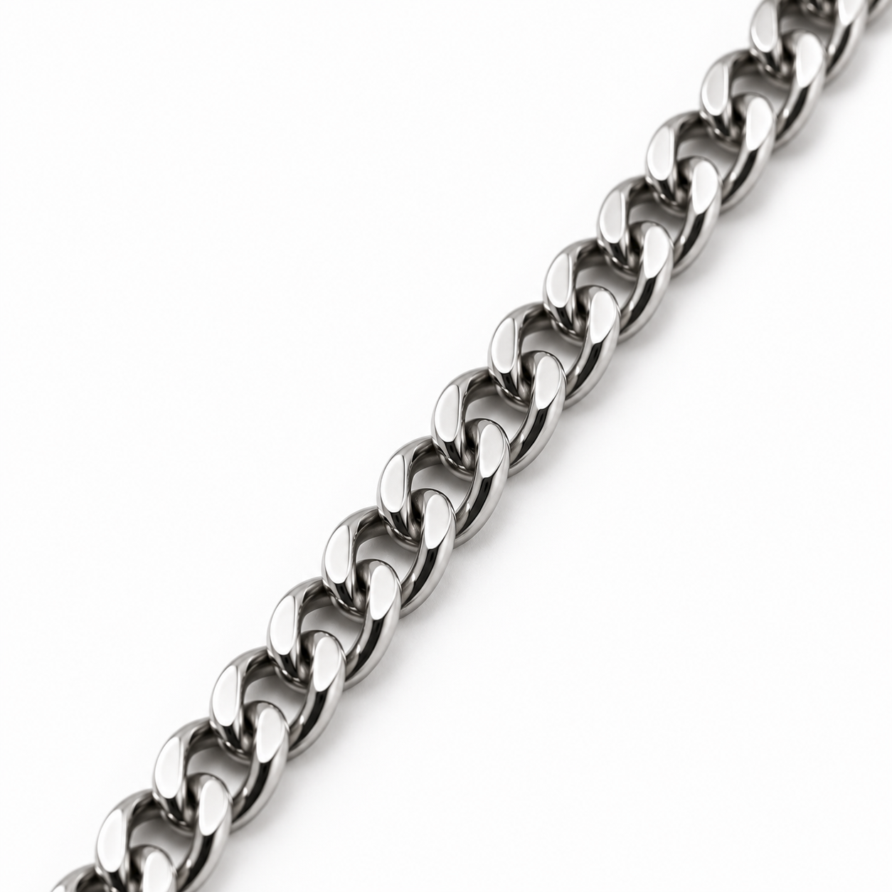 SILVER CROSS CHAIN